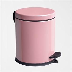 3 LT Pedal Dust Bin - Pink